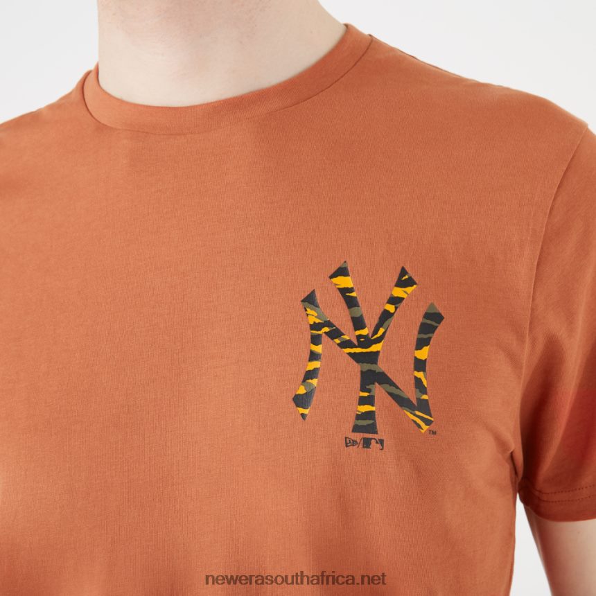 New York Yankees Camo Logo Brown T-Shirt New Era TRBRBN2909
