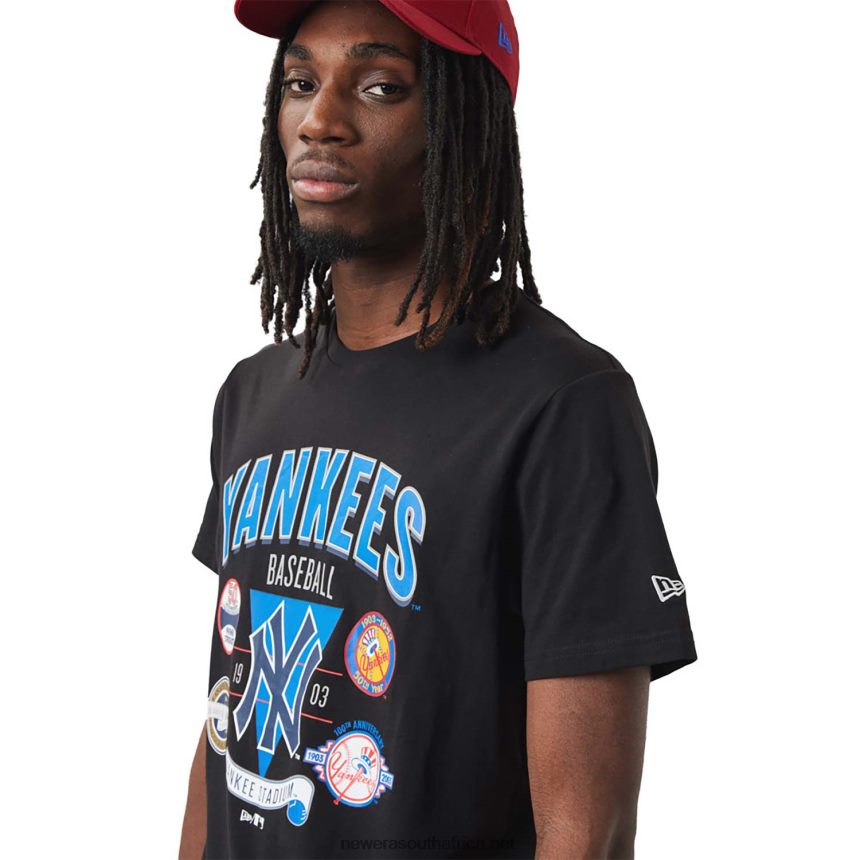 New York Yankees Champ Series Black T-Shirt New Era TRBRBN3102