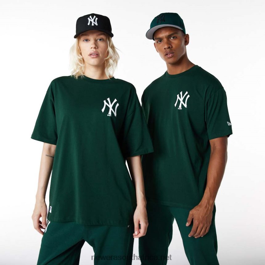 New York Yankees Essentials Oversized Dark Green T-Shirt New Era TRBRBN2917
