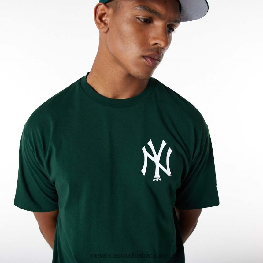 New York Yankees Essentials Oversized Dark Green T-Shirt New Era TRBRBN2917