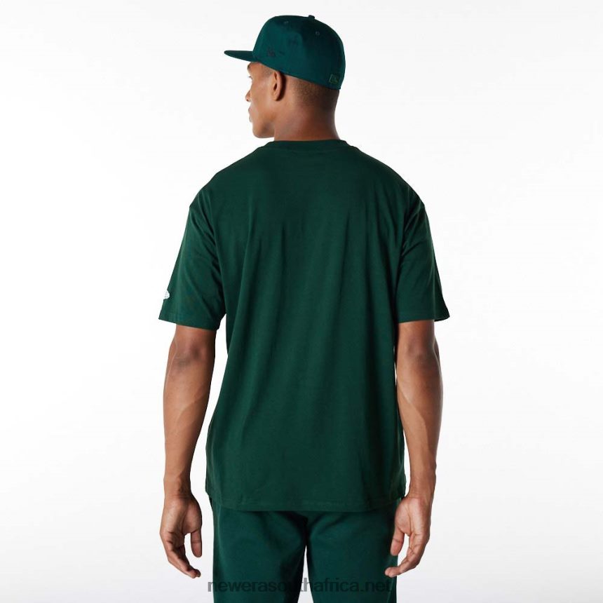 New York Yankees Essentials Oversized Dark Green T-Shirt New Era TRBRBN2917