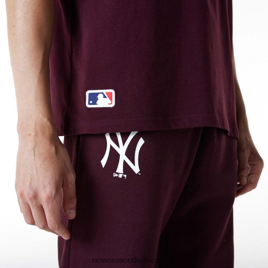 New York Yankees Essentials Oversized Dark Purple T-Shirt New Era TRBRBN2931