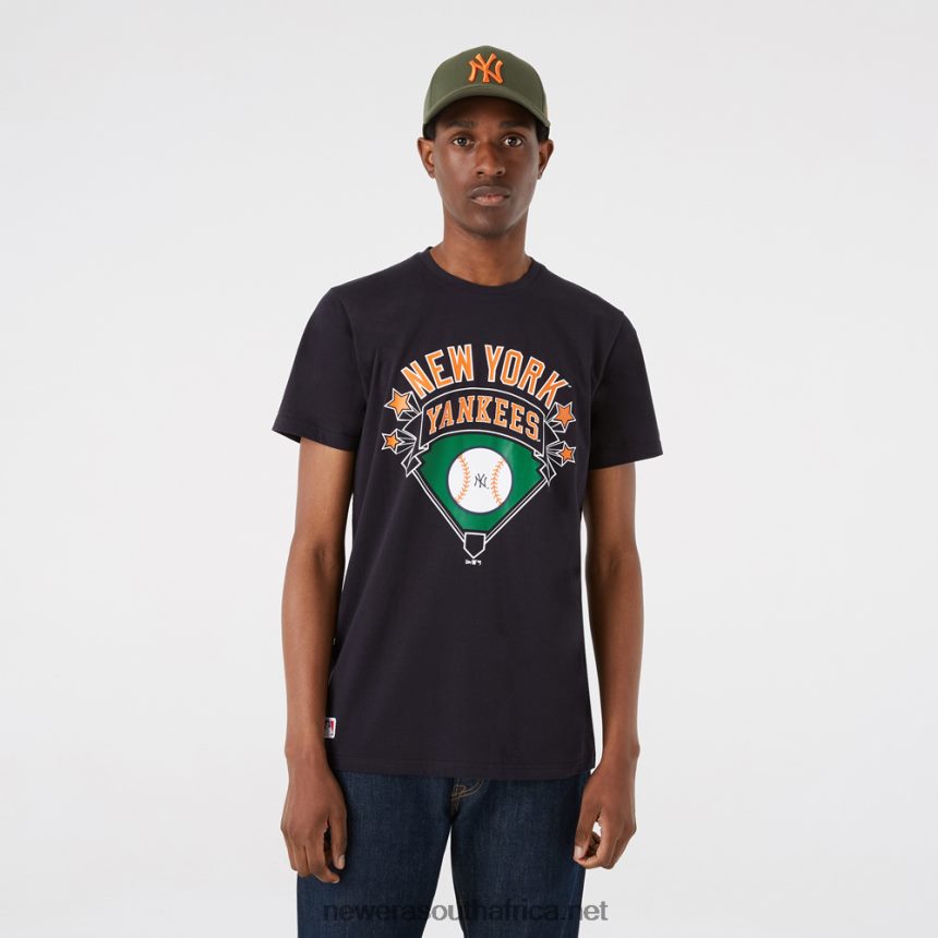 New York Yankees Graphic Navy T-Shirt New Era TRBRBN3007