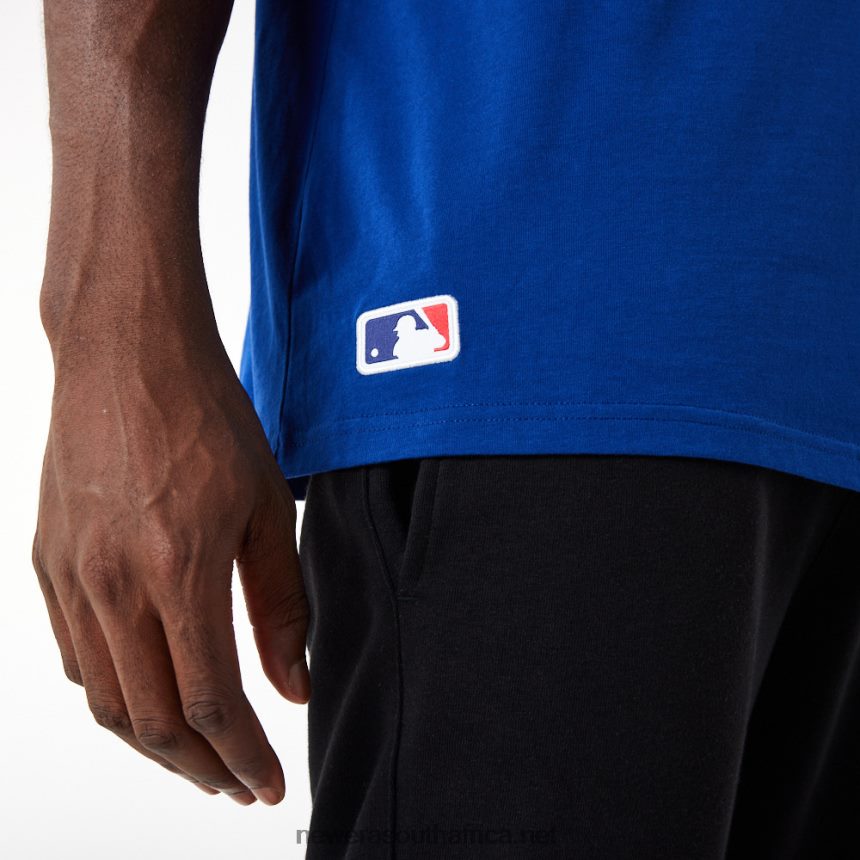 New York Yankees League Essential Blue Oversized T-Shirt New Era TRBRBN3114