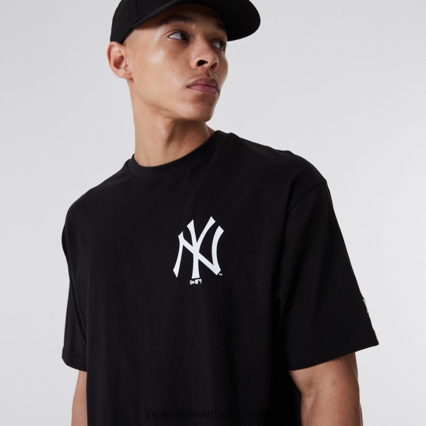 New York Yankees Logo Black T-Shirt New Era TRBRBN2945
