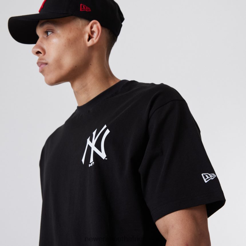 New York Yankees Logo Black T-Shirt New Era TRBRBN2945