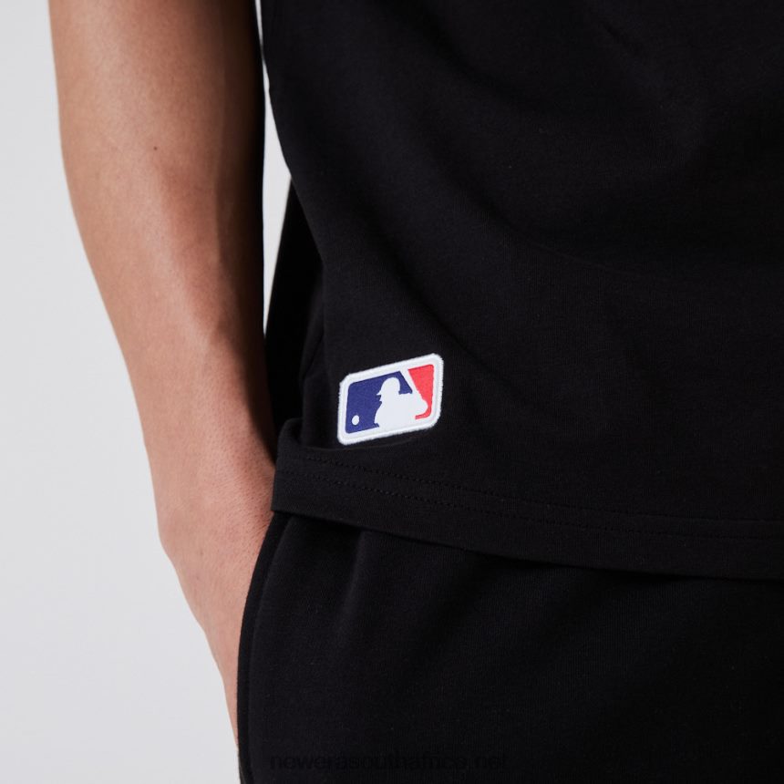 New York Yankees Logo Black T-Shirt New Era TRBRBN2945
