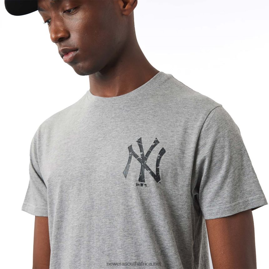 New York Yankees Logo Infill Grey T-Shirt New Era TRBRBN3060