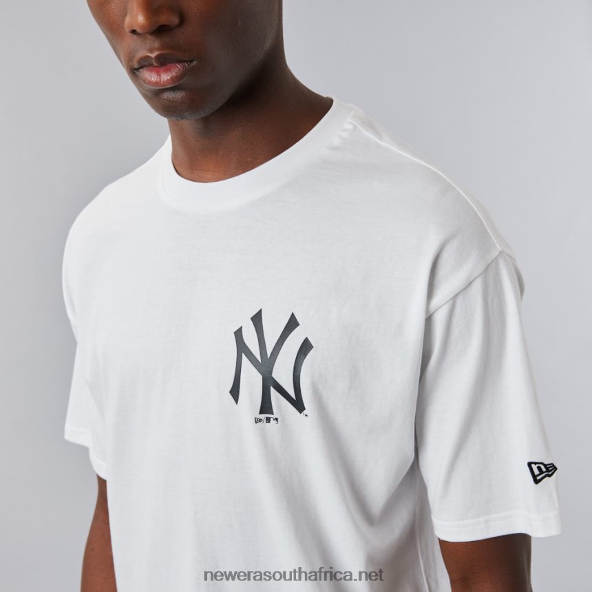 New York Yankees Logo White T-Shirt New Era TRBRBN3021