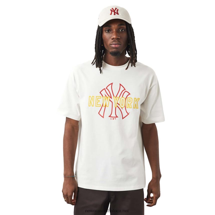 New York Yankees Logo White T-Shirt New Era TRBRBN3074