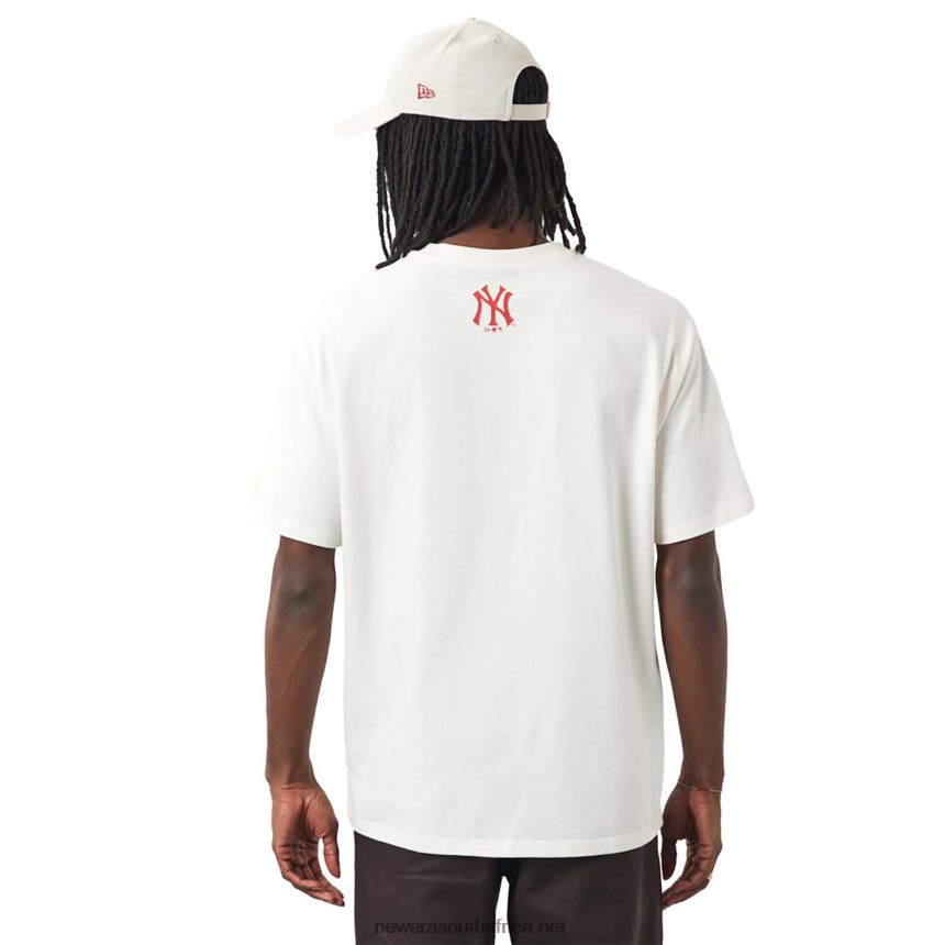 New York Yankees Logo White T-Shirt New Era TRBRBN3074