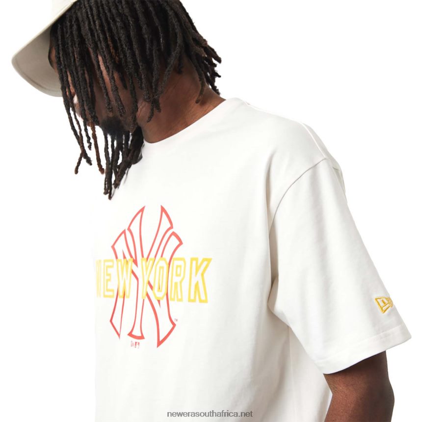 New York Yankees Logo White T-Shirt New Era TRBRBN3074