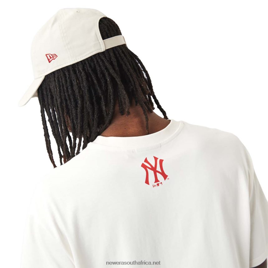 New York Yankees Logo White T-Shirt New Era TRBRBN3074
