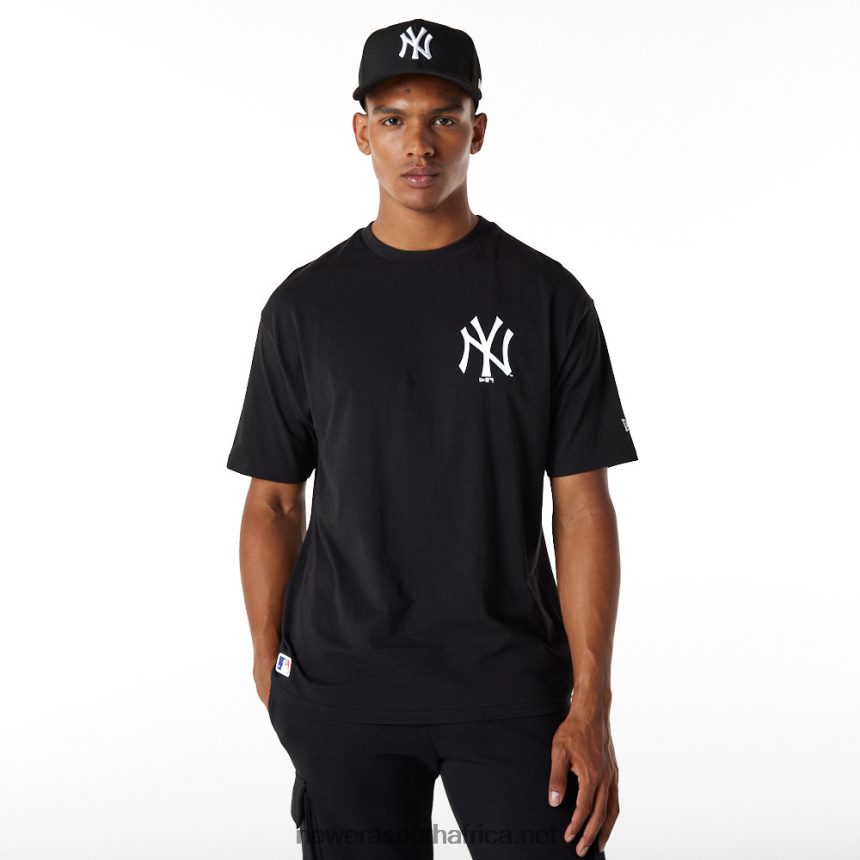 New York Yankees MLB Big Logo Oversized Black T-Shirt New Era TRBRBN2850