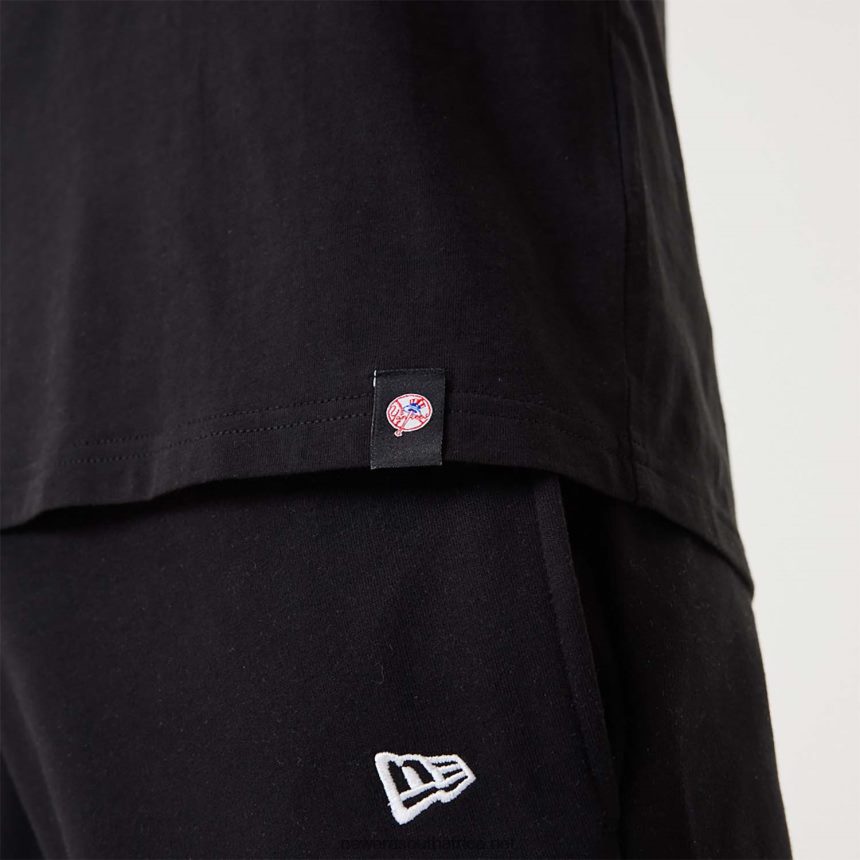 New York Yankees MLB Drip Logo Black T-Shirt New Era TRBRBN3083