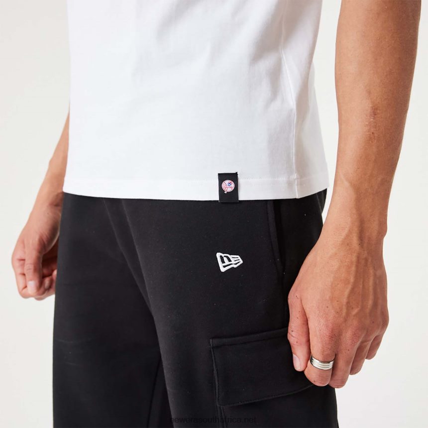 New York Yankees MLB Drip Logo White T-Shirt New Era TRBRBN3097