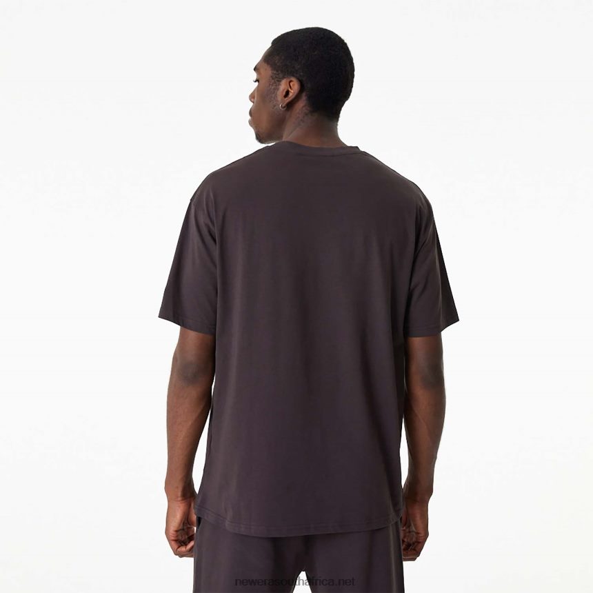 New York Yankees MLB Embroidered Logo Ash Brown T-Shirt New Era TRBRBN3056