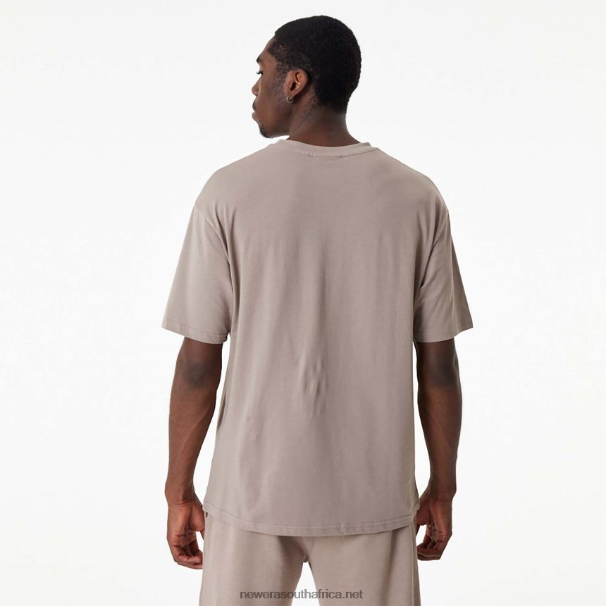 New York Yankees MLB Embroidered Logo Burnt Wood T-Shirt New Era TRBRBN3070