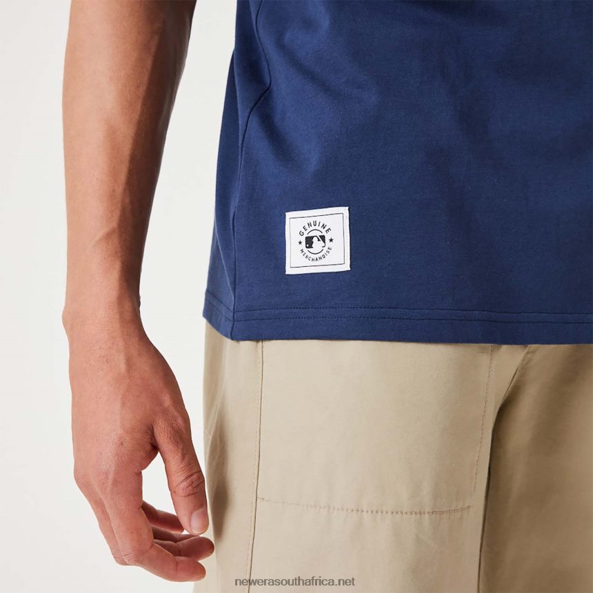 New York Yankees MLB Heritage Dark Blue Oversized T-Shirt New Era TRBRBN3042