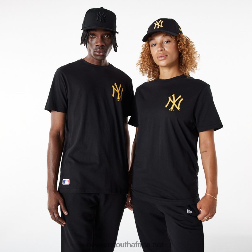 New York Yankees MLB League Essential Black T-Shirt New Era TRBRBN2847