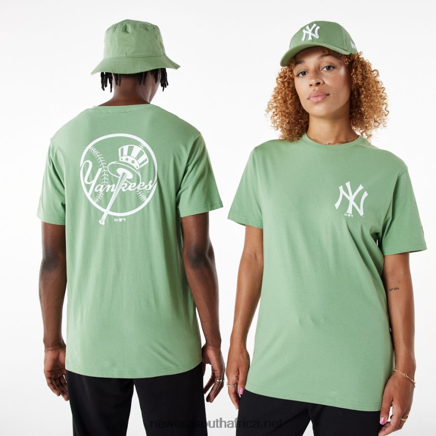 New York Yankees MLB League Essential Green T-Shirt New Era TRBRBN3139