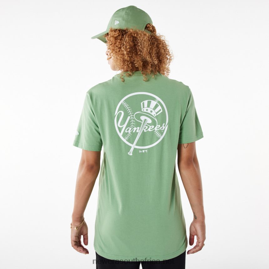 New York Yankees MLB League Essential Green T-Shirt New Era TRBRBN3139