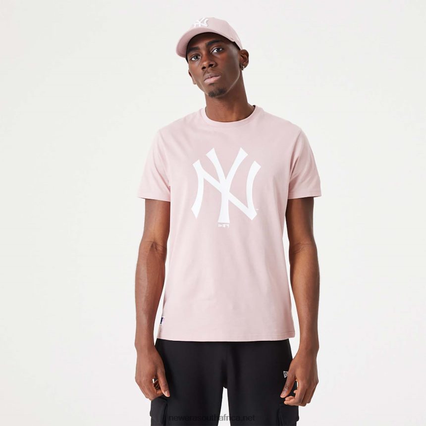 New York Yankees MLB League Essential Pastel Pink Tee New Era TRBRBN3068