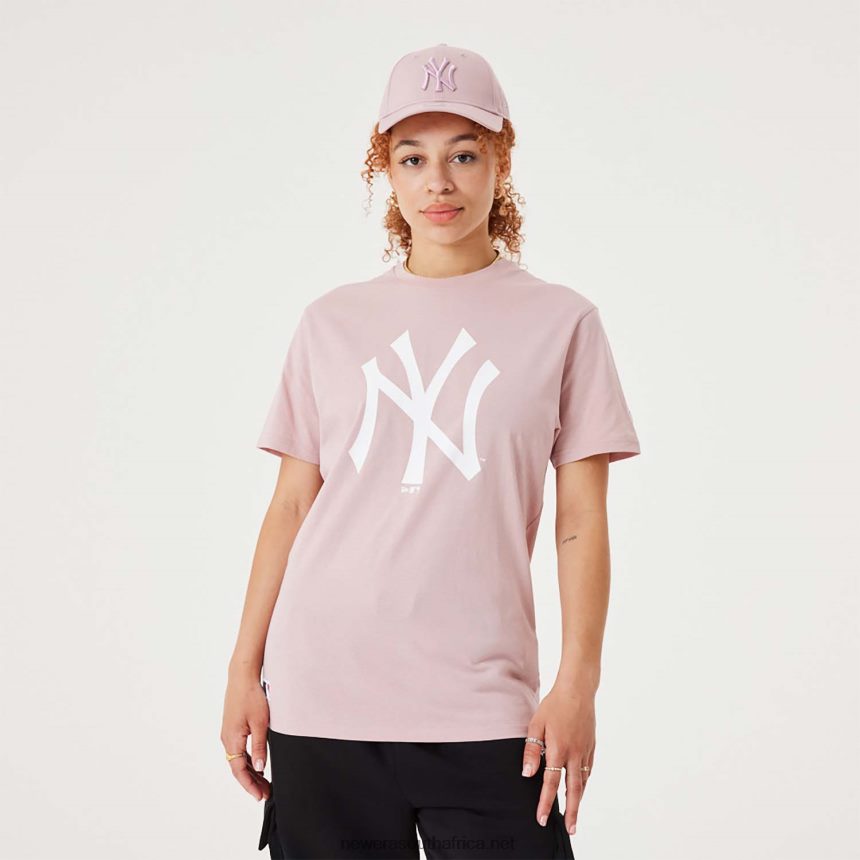 New York Yankees MLB League Essential Pastel Pink Tee New Era TRBRBN3068