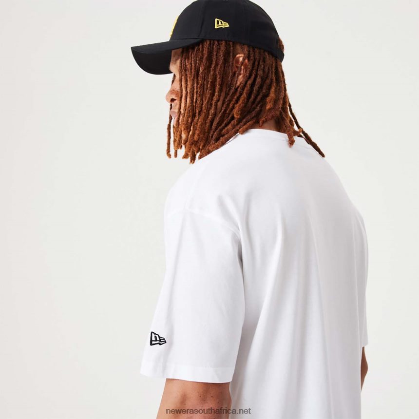 New York Yankees MLB League Essential White Oversized T-Shirt New Era TRBRBN3082