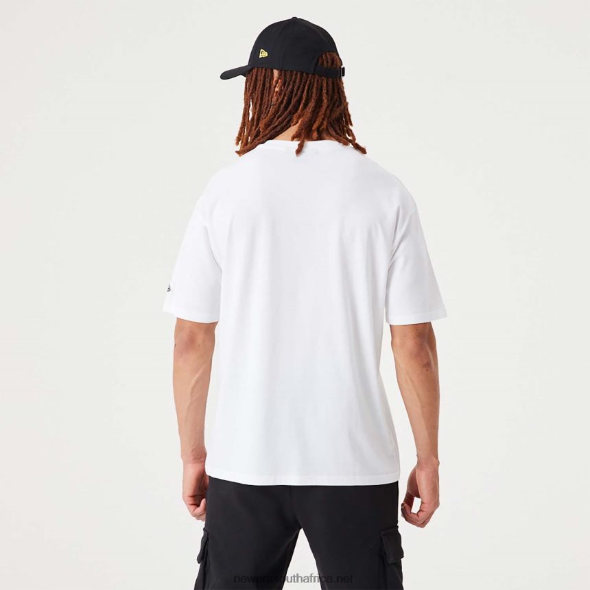 New York Yankees MLB League Essential White Oversized T-Shirt New Era TRBRBN3082