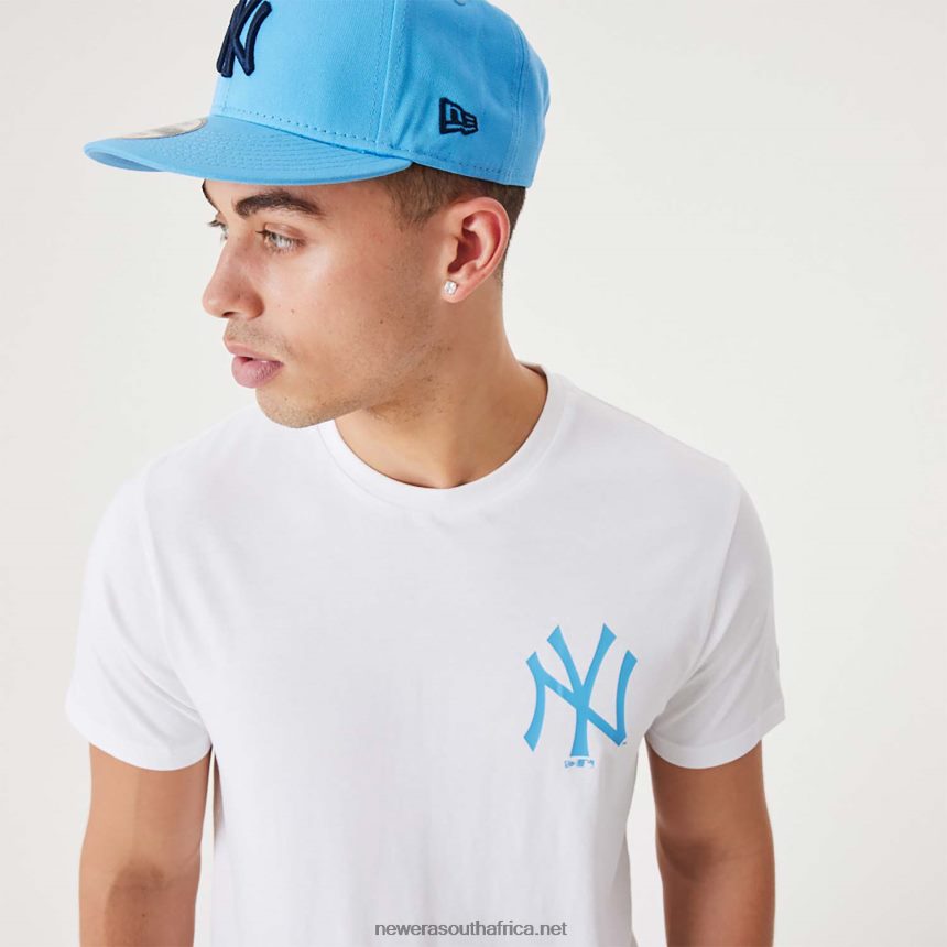 New York Yankees MLB League Essential White T-Shirt New Era TRBRBN2915