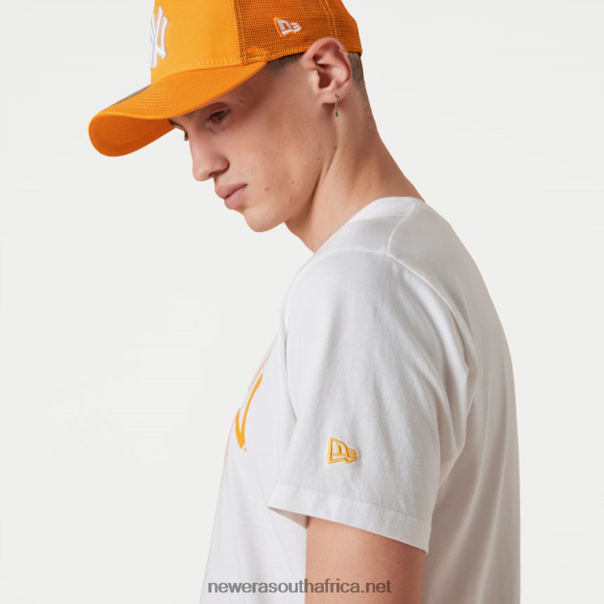 New York Yankees MLB League Essential White T-Shirt New Era TRBRBN2936