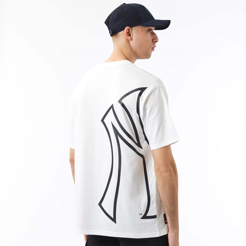 New York Yankees MLB Side Logo White T-Shirt New Era TRBRBN3155