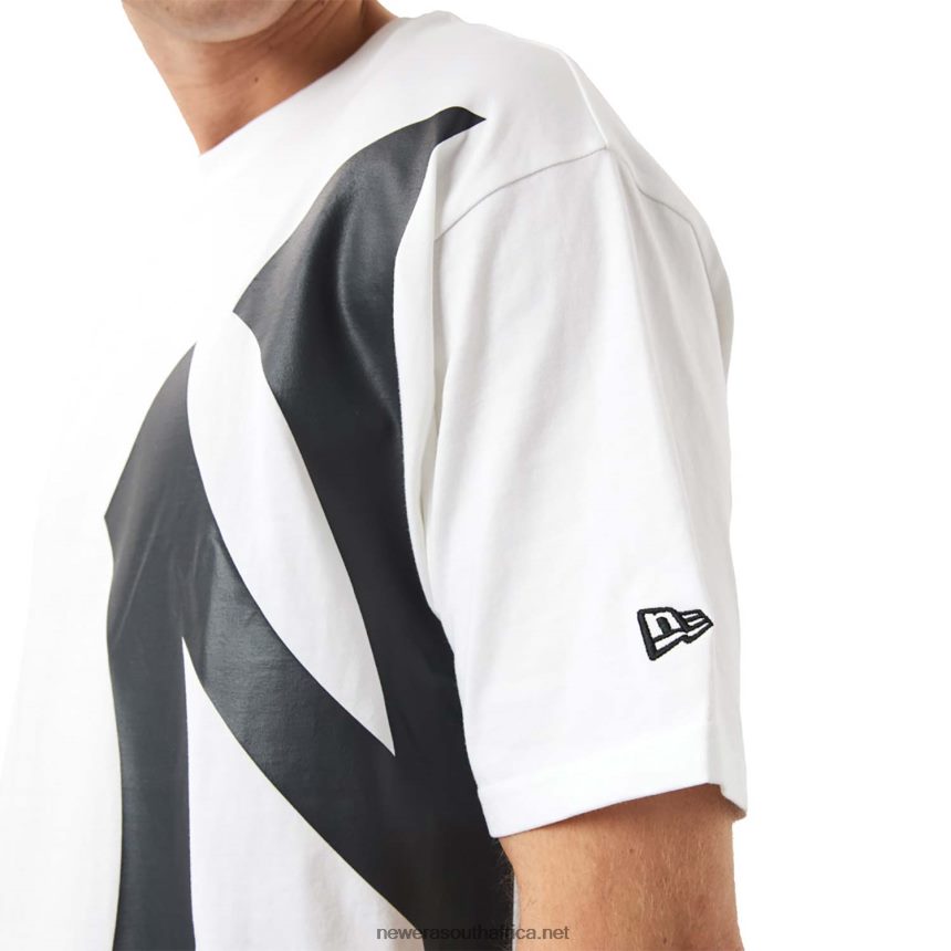 New York Yankees MLB Side Logo White T-Shirt New Era TRBRBN3155