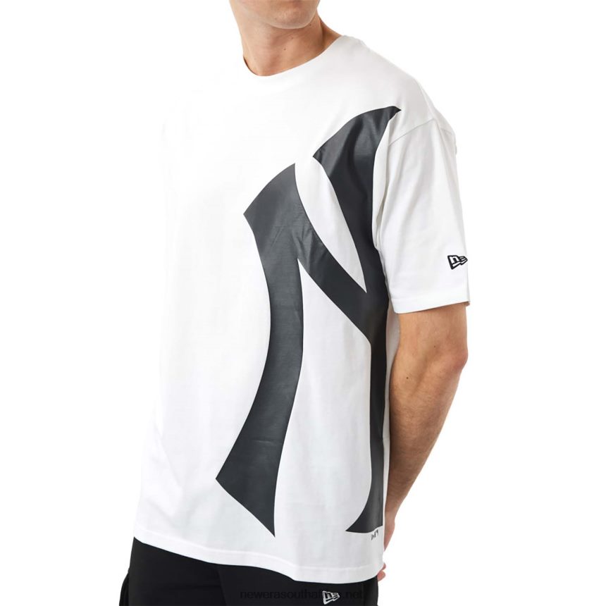 New York Yankees MLB Side Logo White T-Shirt New Era TRBRBN3155