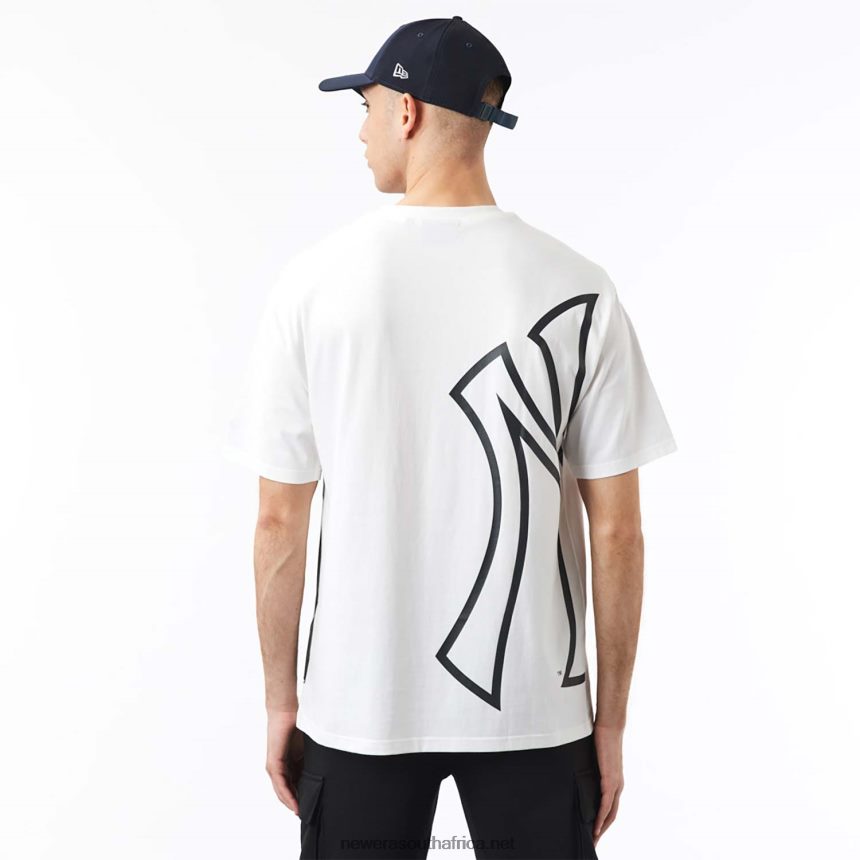 New York Yankees MLB Side Logo White T-Shirt New Era TRBRBN3155