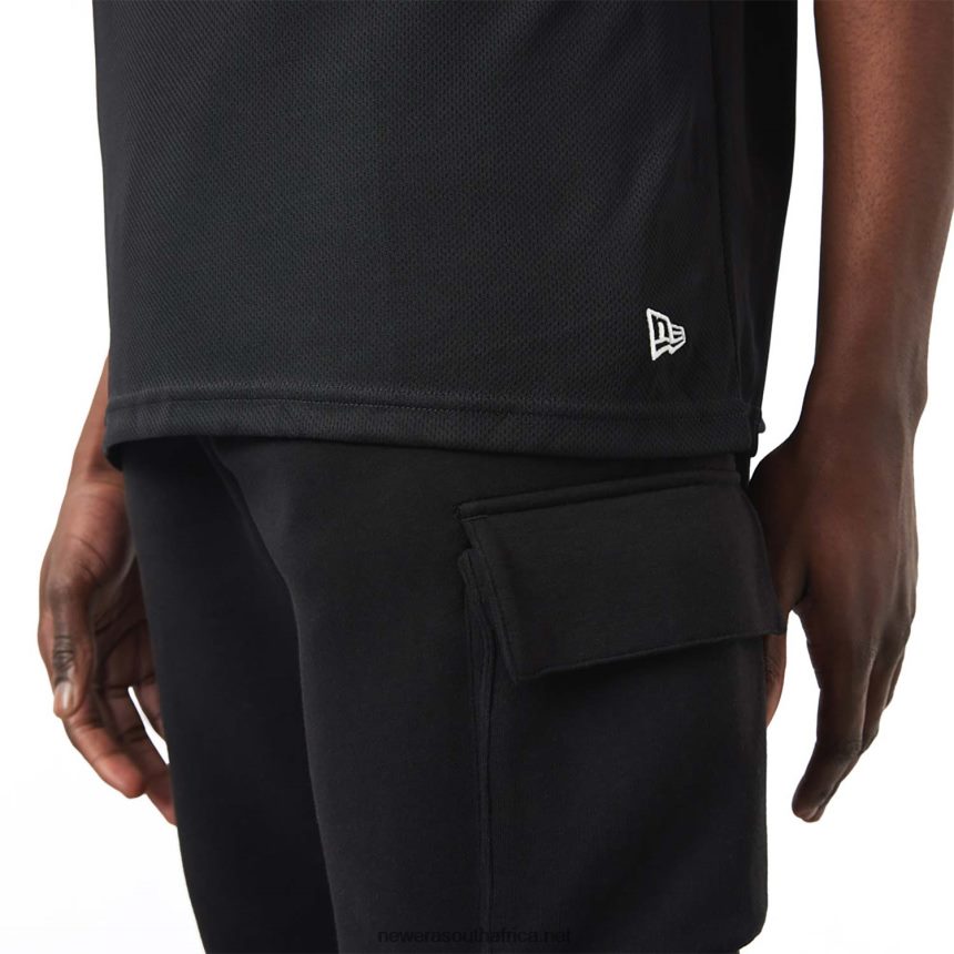 New York Yankees MLB Team Logo Black T-Shirt New Era TRBRBN3142