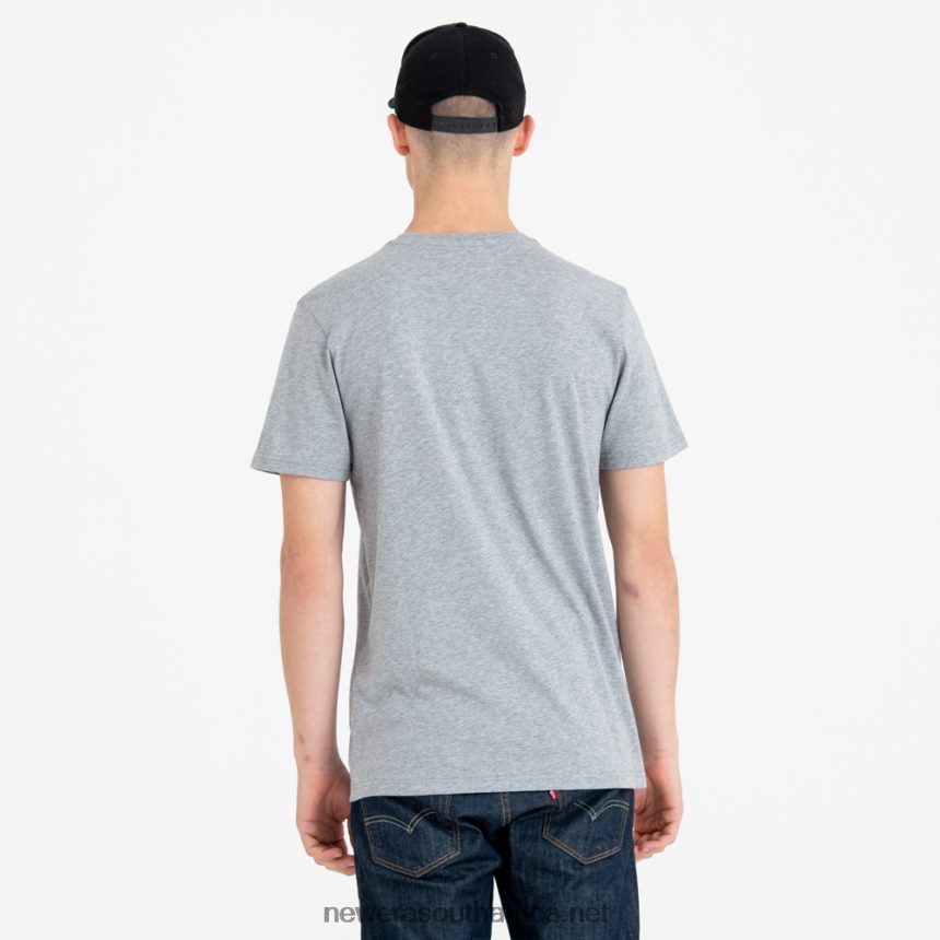 New York Yankees MLB Team Logo Grey T-Shirt New Era TRBRBN2898