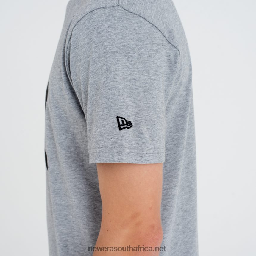 New York Yankees MLB Team Logo Grey T-Shirt New Era TRBRBN2898