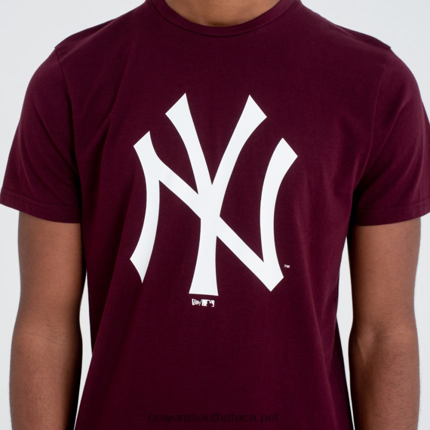New York Yankees MLB Team Logo Maroon T-Shirt New Era TRBRBN2926