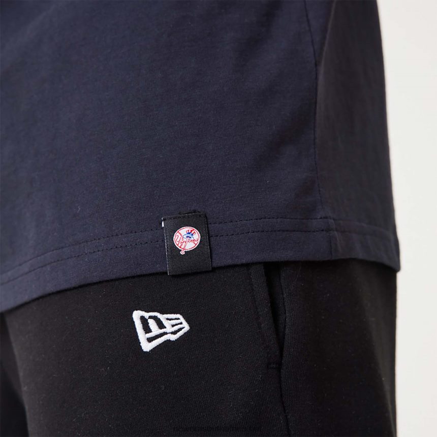 New York Yankees MLB Team Wordmark Navy Oversized T-Shirt New Era TRBRBN3157