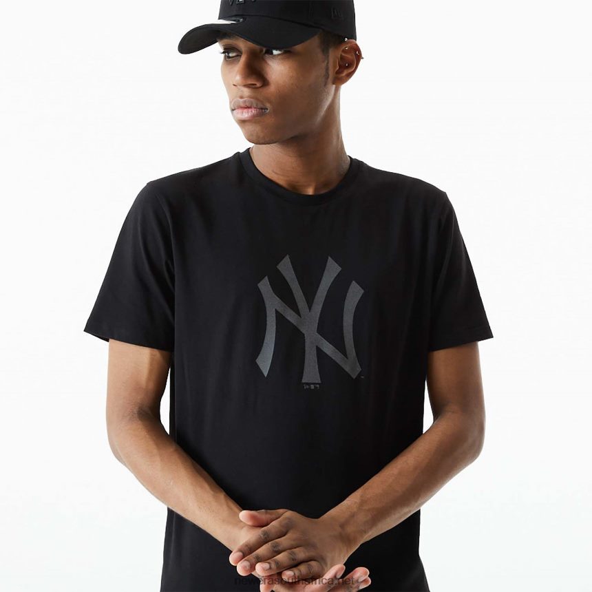 New York Yankees Reflective Print Black T-Shirt New Era TRBRBN3098