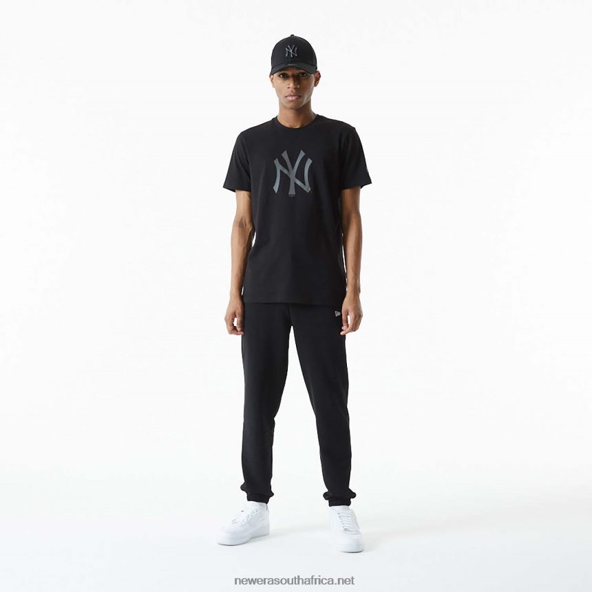 New York Yankees Reflective Print Black T-Shirt New Era TRBRBN3098