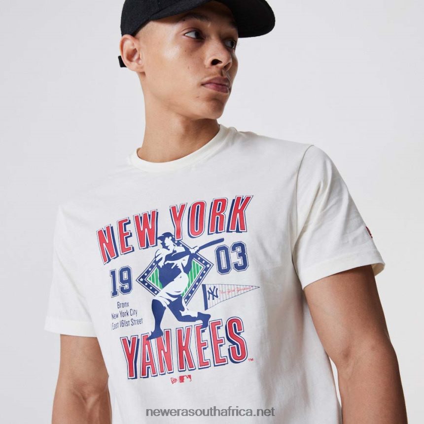 New York Yankees Stadium White T-Shirt New Era TRBRBN2959