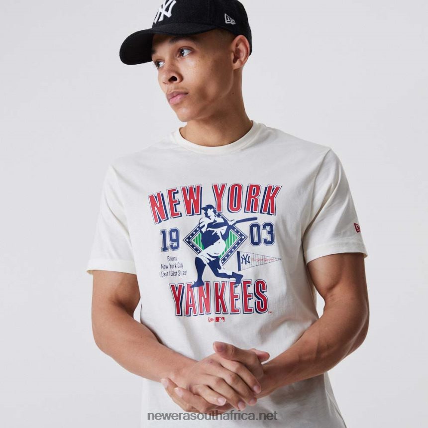 New York Yankees Stadium White T-Shirt New Era TRBRBN2959