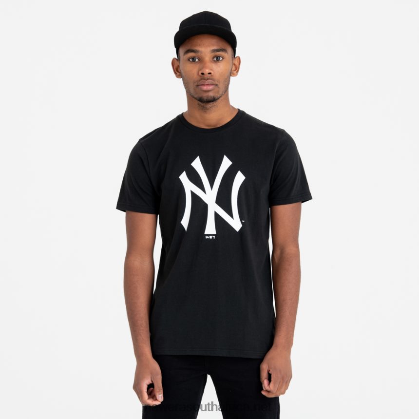 New York Yankees Team Logo Black T-Shirt New Era TRBRBN2853
