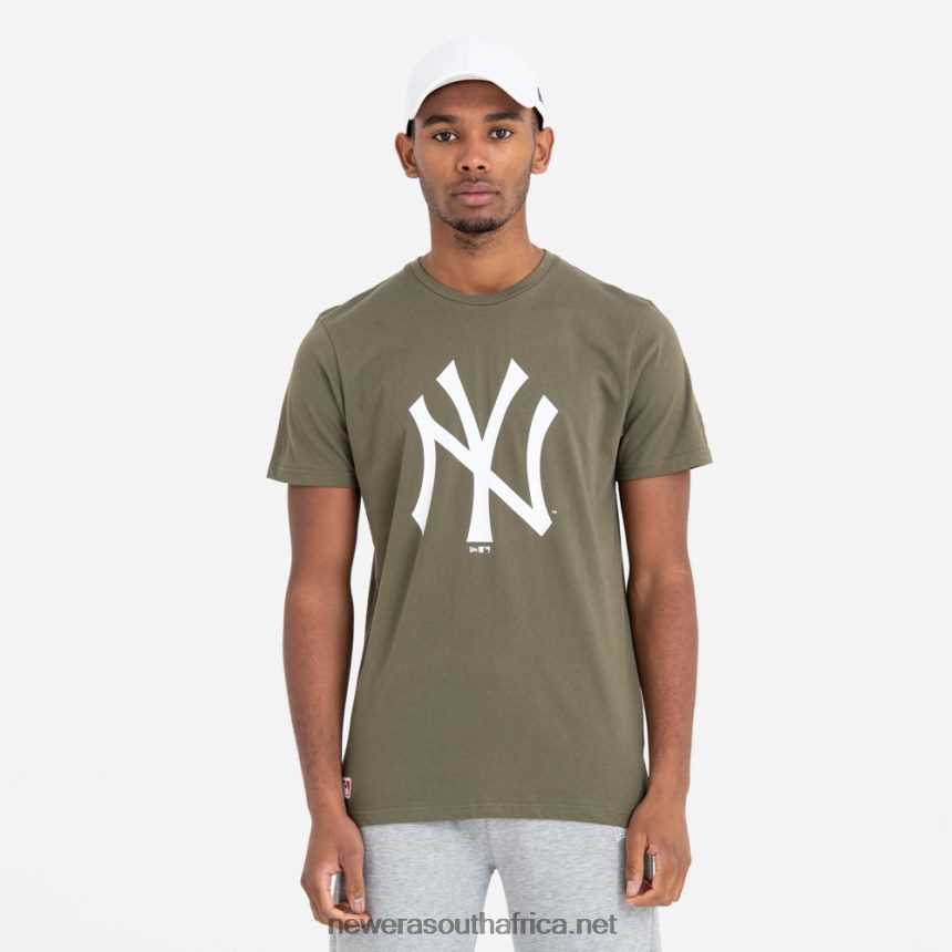 New York Yankees Team Logo Green T-Shirt New Era TRBRBN2868