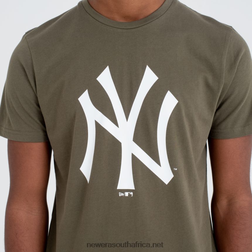 New York Yankees Team Logo Green T-Shirt New Era TRBRBN2868