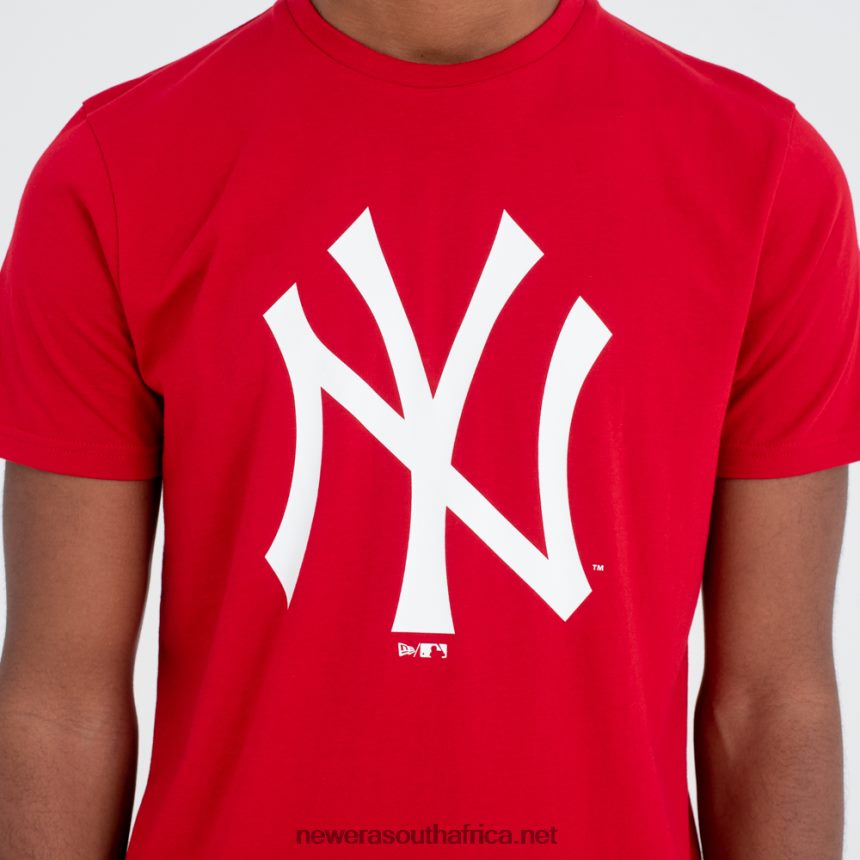 New York Yankees Team Logo Red T-Shirt New Era TRBRBN2883