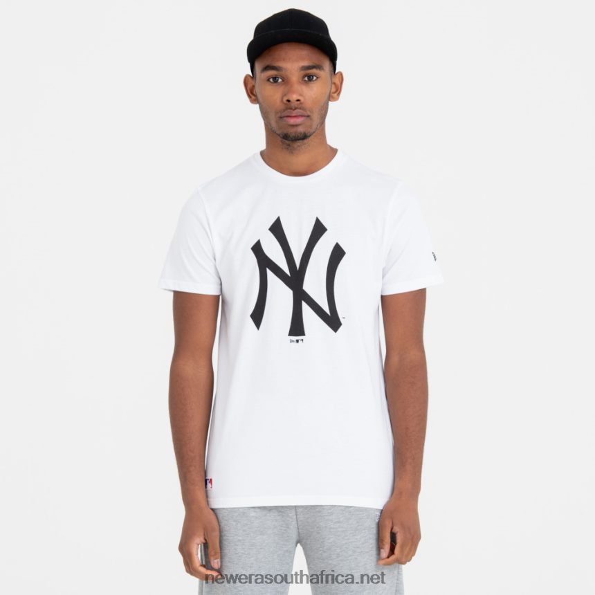 New York Yankees Team Logo White T-Shirt New Era TRBRBN2912